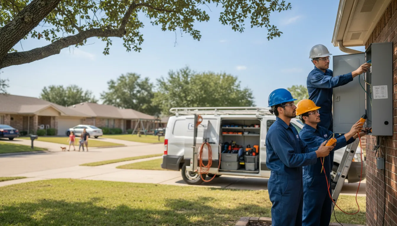 Certified electrician providing emergency electrical services in Waterproof, LA